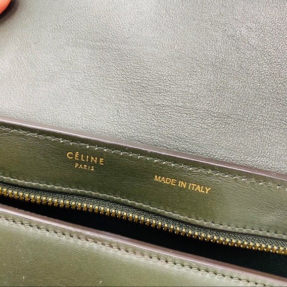 Celine  Calfskin Medium Tri-Color Trapeze - Picture 9 of 11